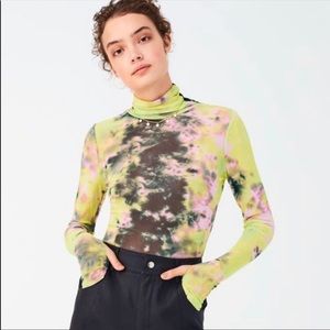 AFRM tie dye mesh top